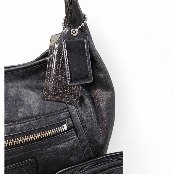 Coach 2010 Poppy LEGACY STARDUST Bag W/Legacy Wristlet & Scarf - Picture 12 of 16